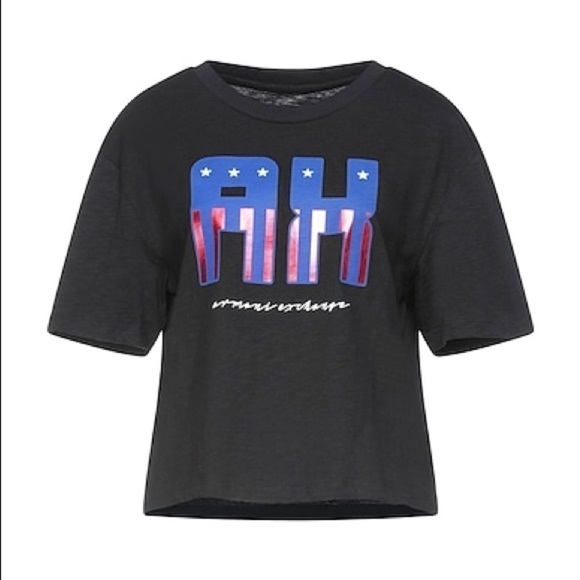Armani Exchange Cropped T-Shirt - Picture 1 of 11